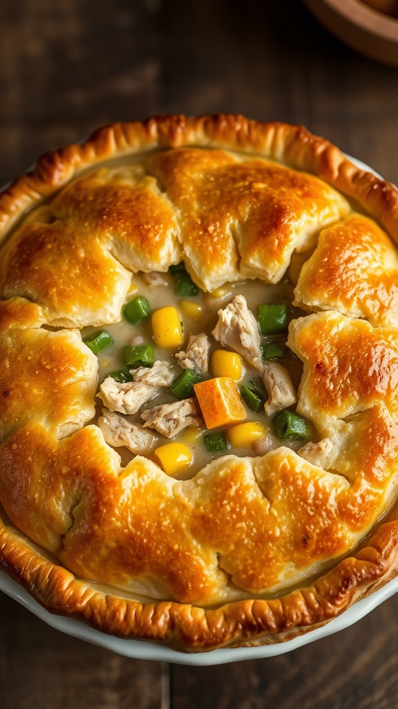 cook cajun chicken pie
