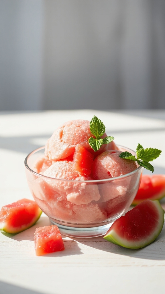 cool watermelon sorbet texas
