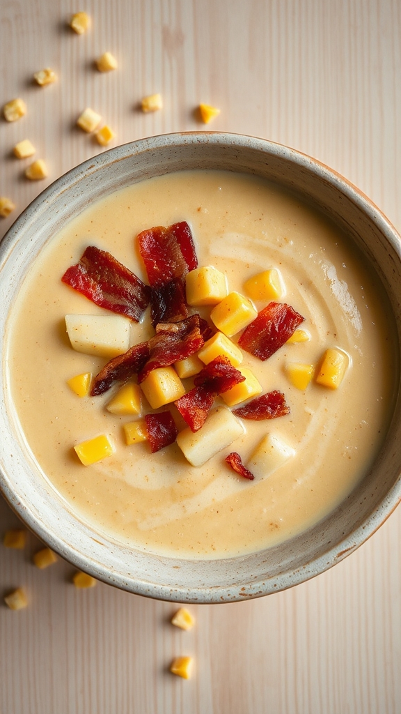 corn and bacon chowder