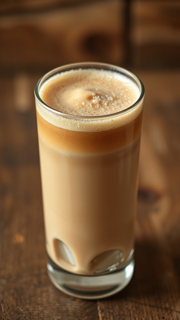 cozy coffee milk cocktail