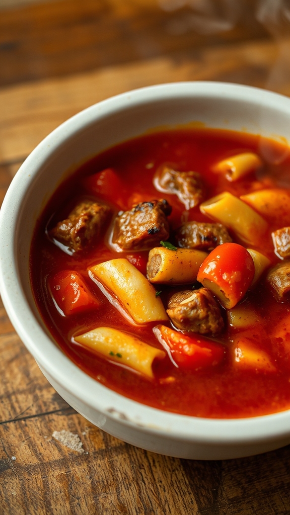 cozy illinois deep dish soup