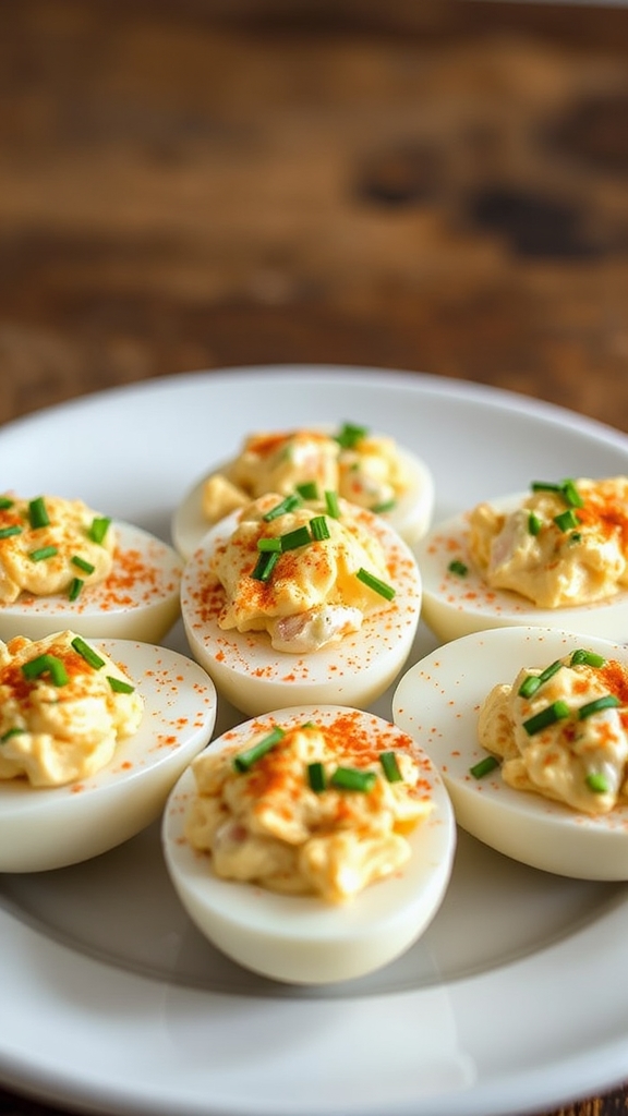 crab infused deviled egg recipe