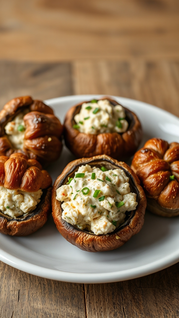 crab stuffed morel recipe