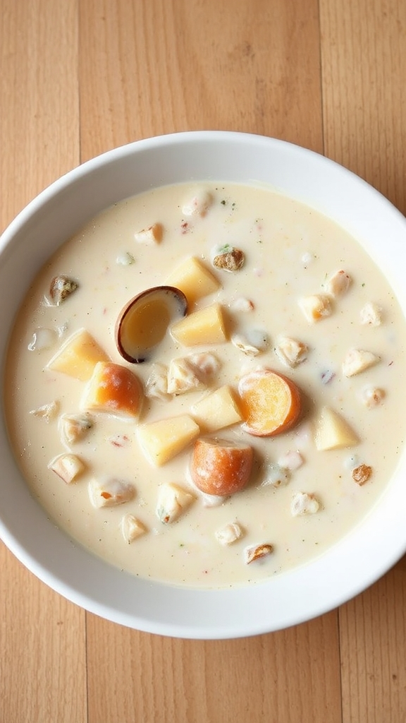 creamy clam potato chowder