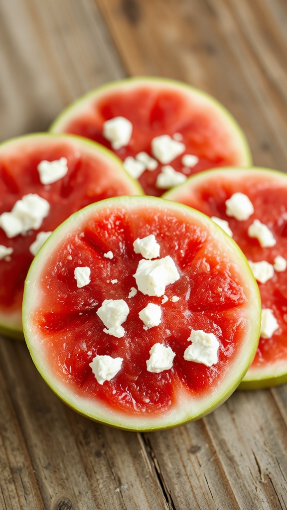 creative modern watermelon dish