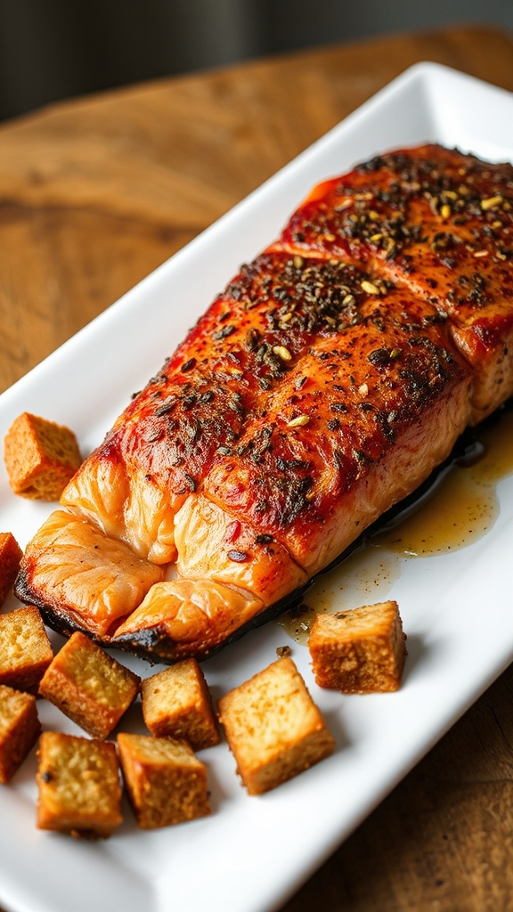 creative pastrami salmon tips