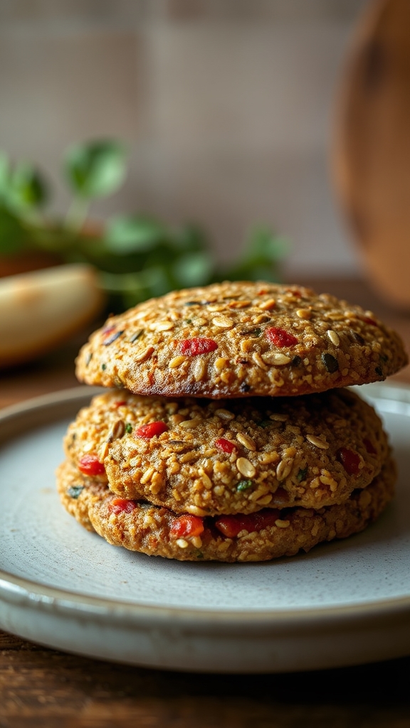 creative sunflower seed burgers