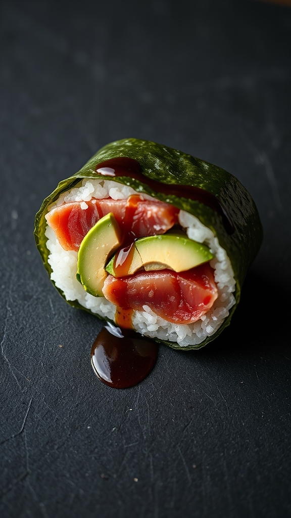 creative sushi burrito twists