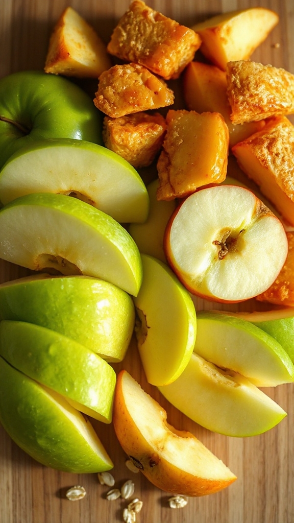 crisp tart sweet apples