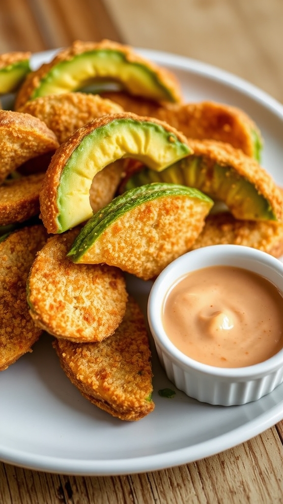 crispy avocado fries aioli
