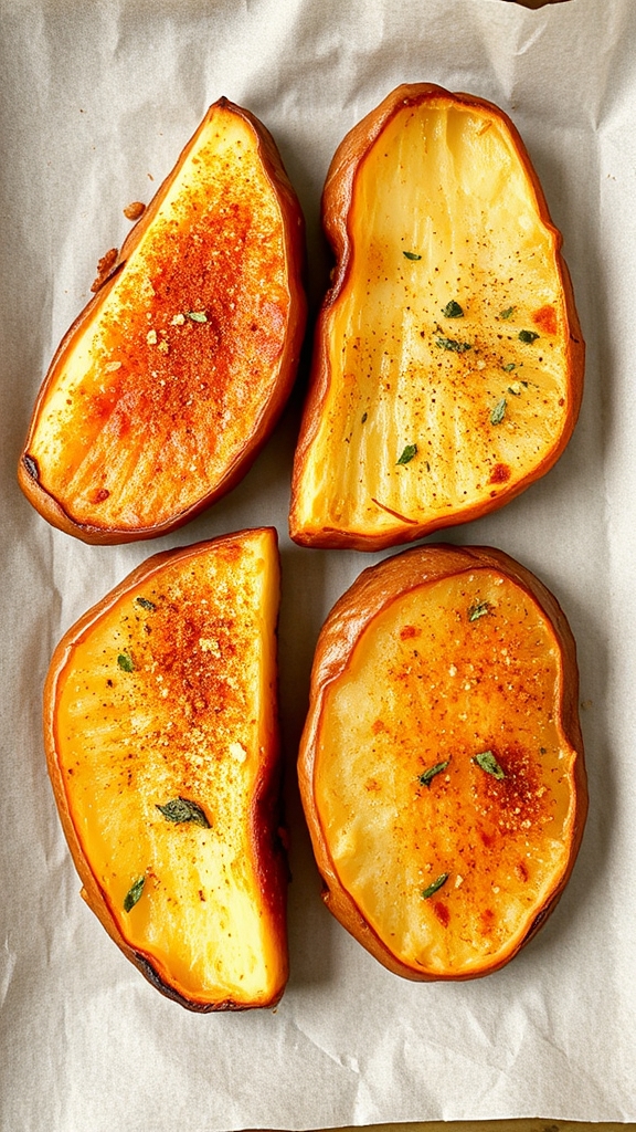 crispy baked seasoned wedges