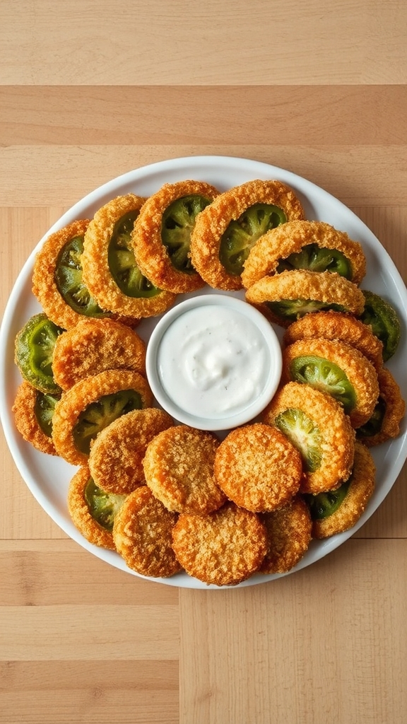 crispy breaded green tomatoes
