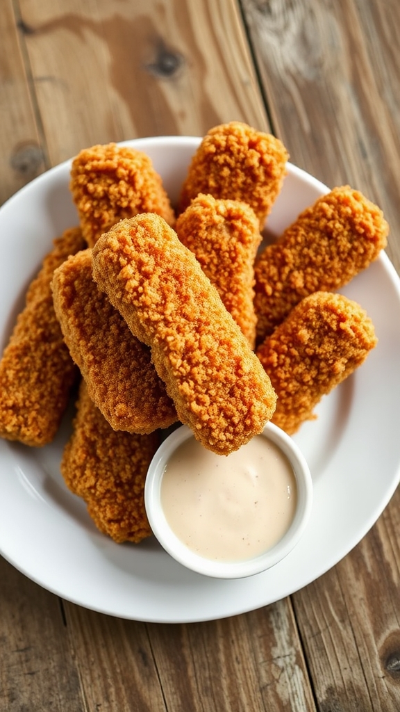 crispy golden finger steaks