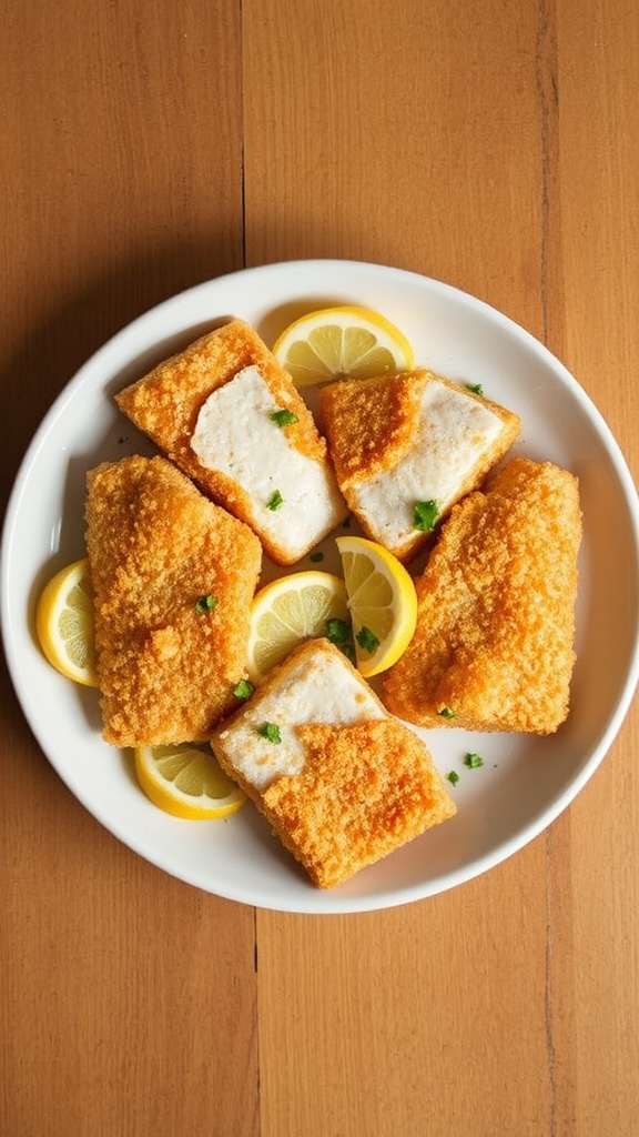 crispy ipa battered halibut