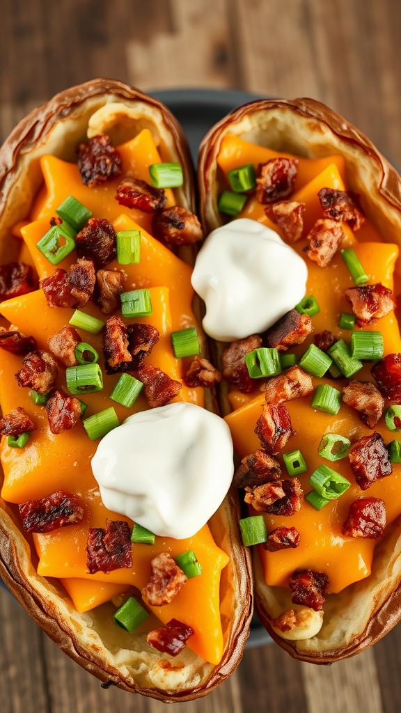crispy loaded potato skins