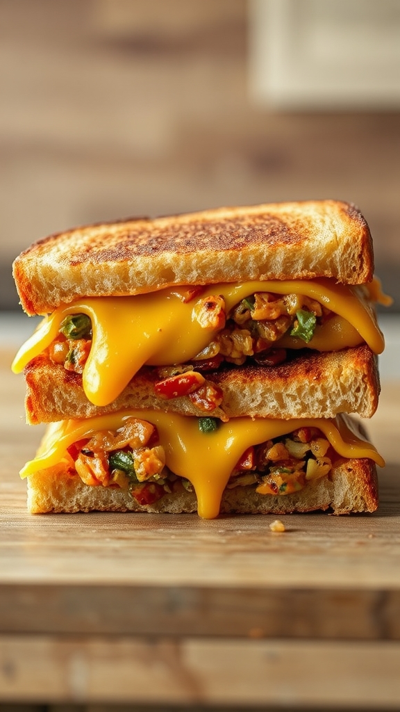 crispy melty kimchi masterpiece
