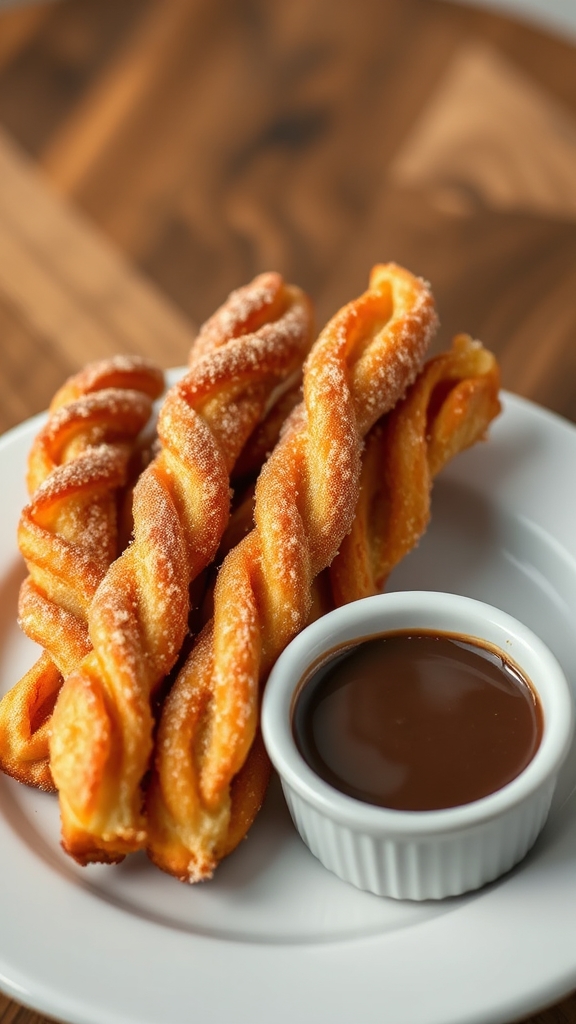 crispy sweet breakfast churros