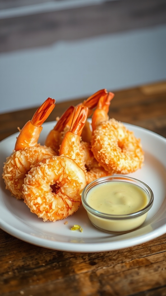 crispy zesty coconut shrimp