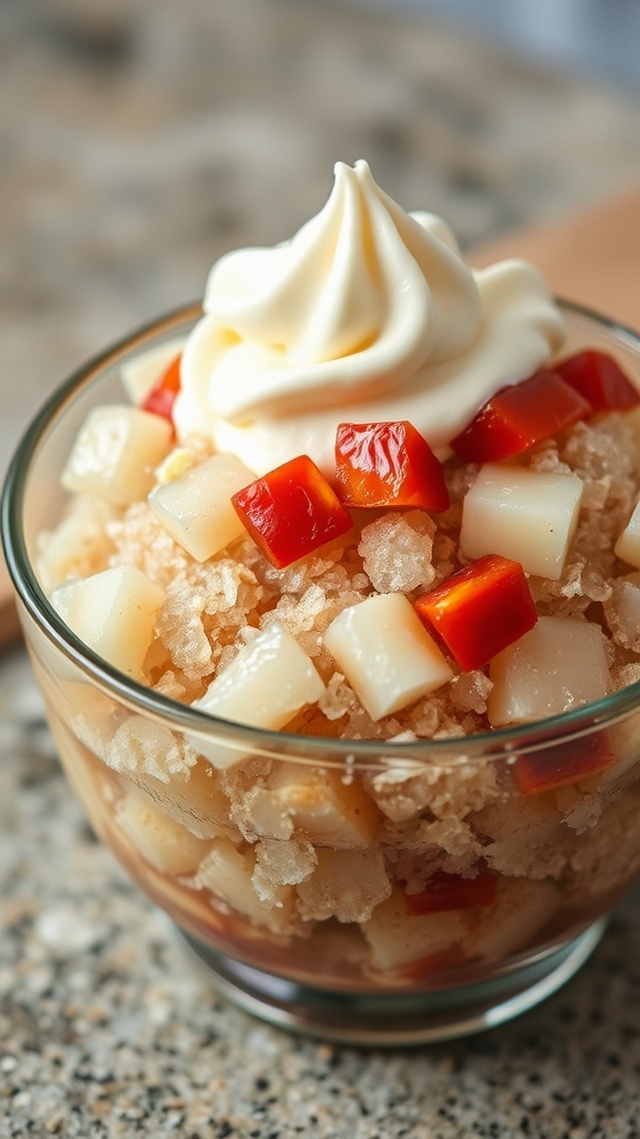 crunchy tangy fragrant mix