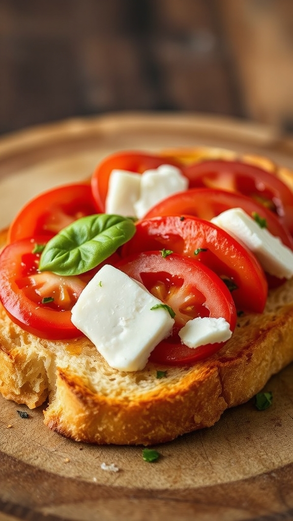 crusty italian bread toppings