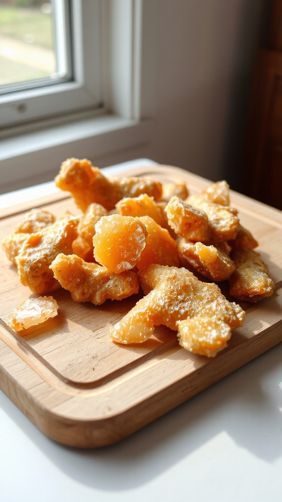 crystallized ginger enhances tart