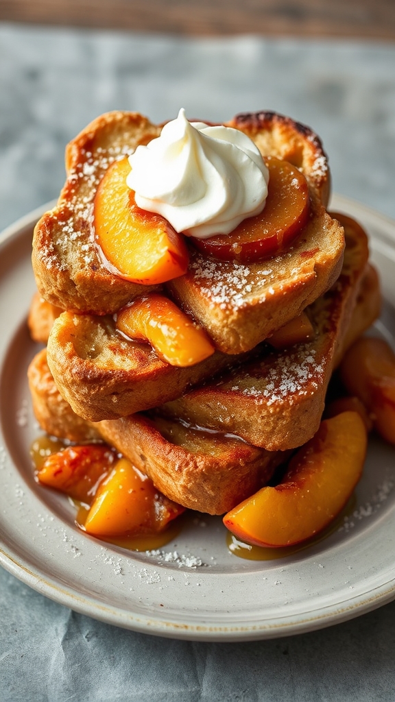 custard soaked french toast delight