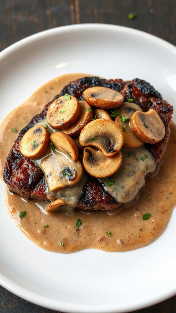 customize steak mushroom variations