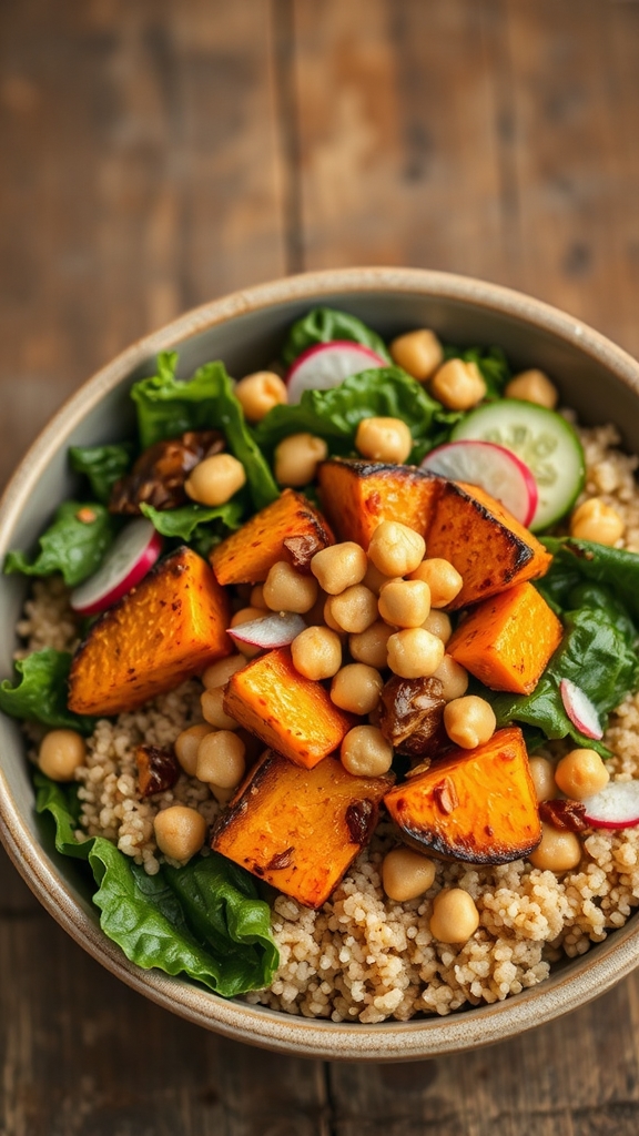 customize tahini maple salad