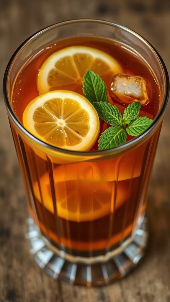 dark spiced rum punch