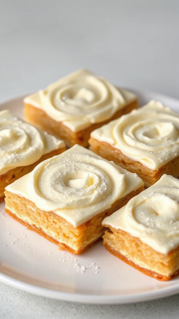 decadent creamy chess squares