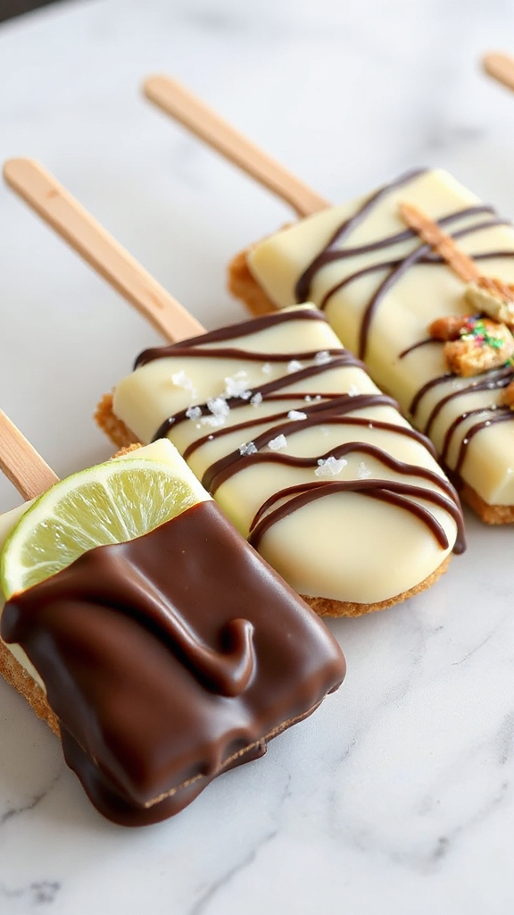 decadent tempered chocolate dipping