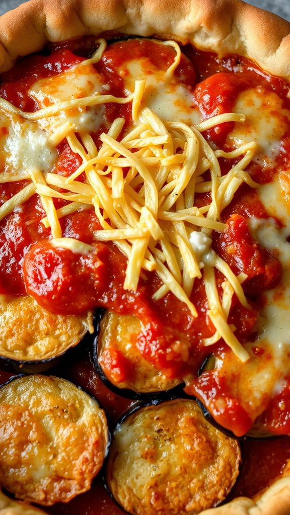 deep dish eggplant parm