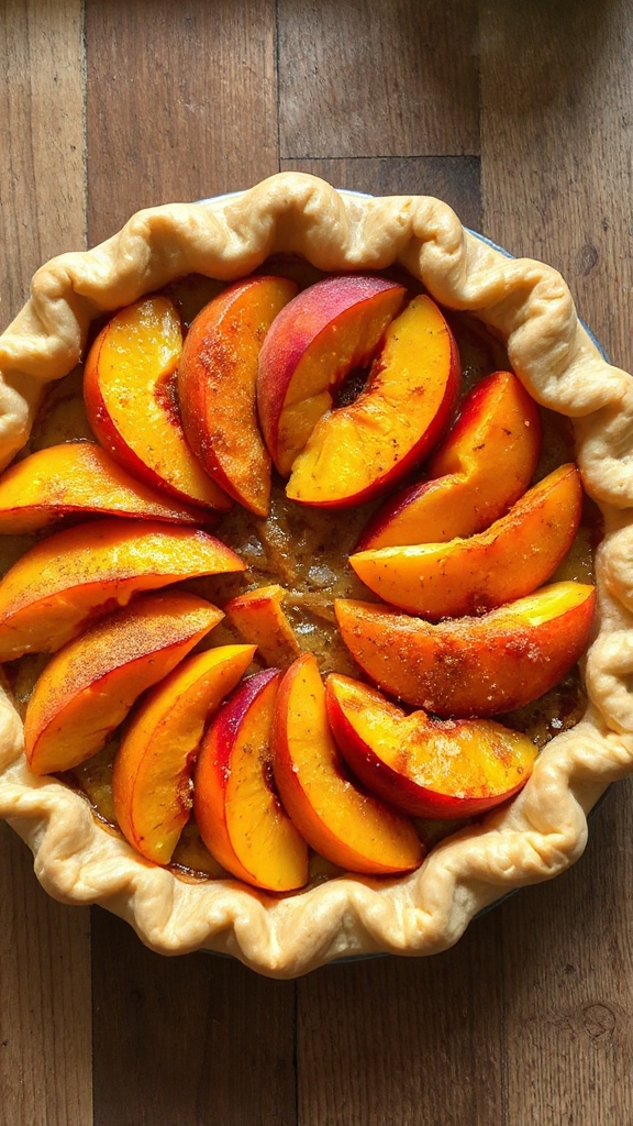 delaware peach pie ingredients