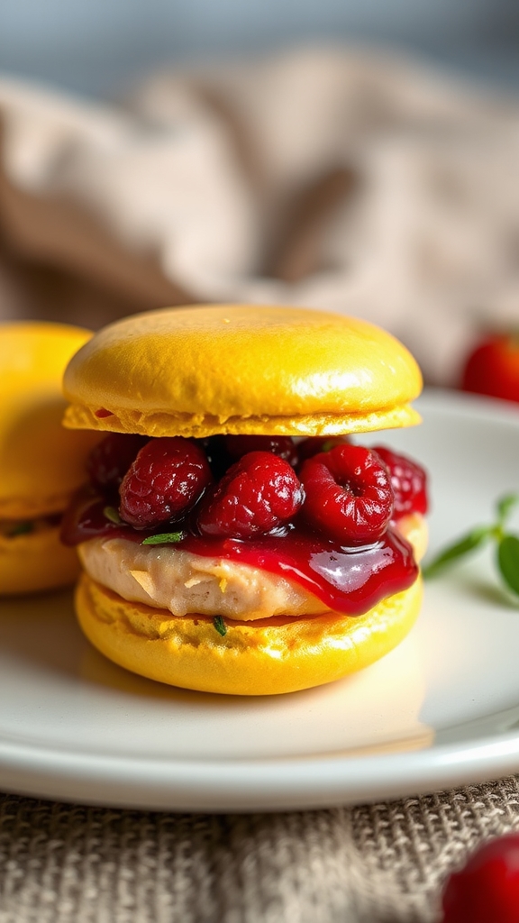 delicate airy brunch macarons