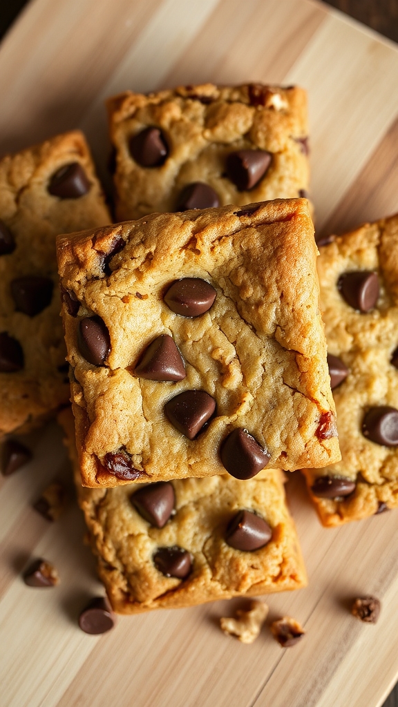 delicious chocolate chip bars