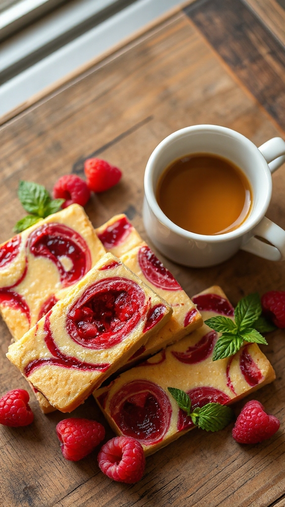 delightful raspberry coffee pairing