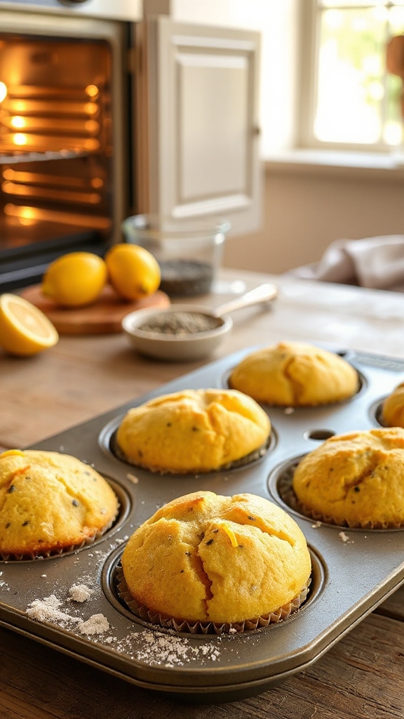 detailed muffin baking steps