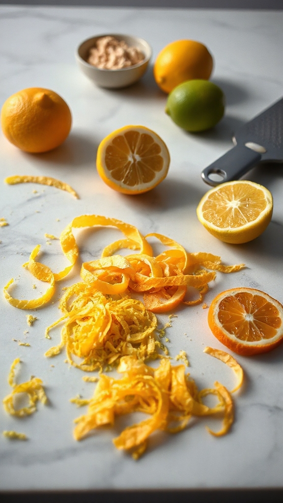 diverse citrus zest enhancements
