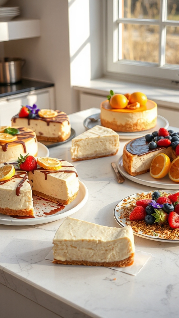 diverse regional cheesecake adaptations