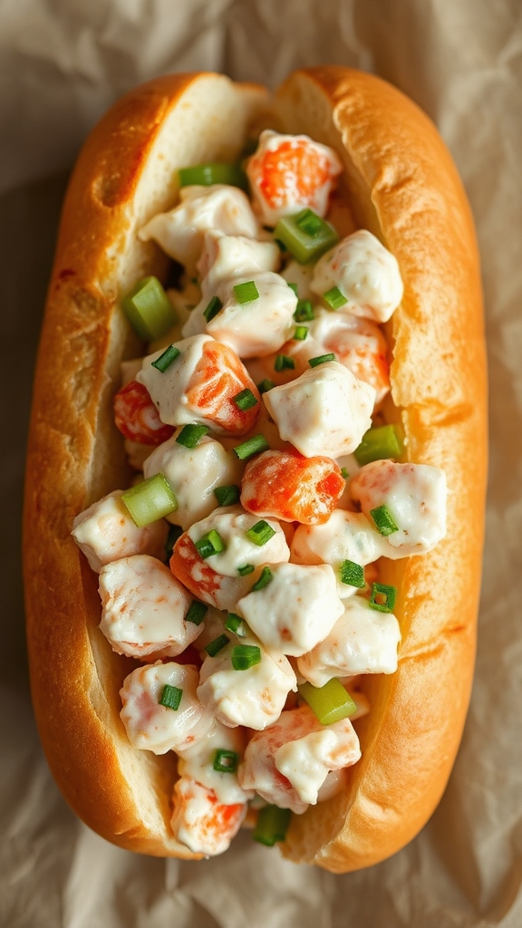 dreamy lobster roll creation