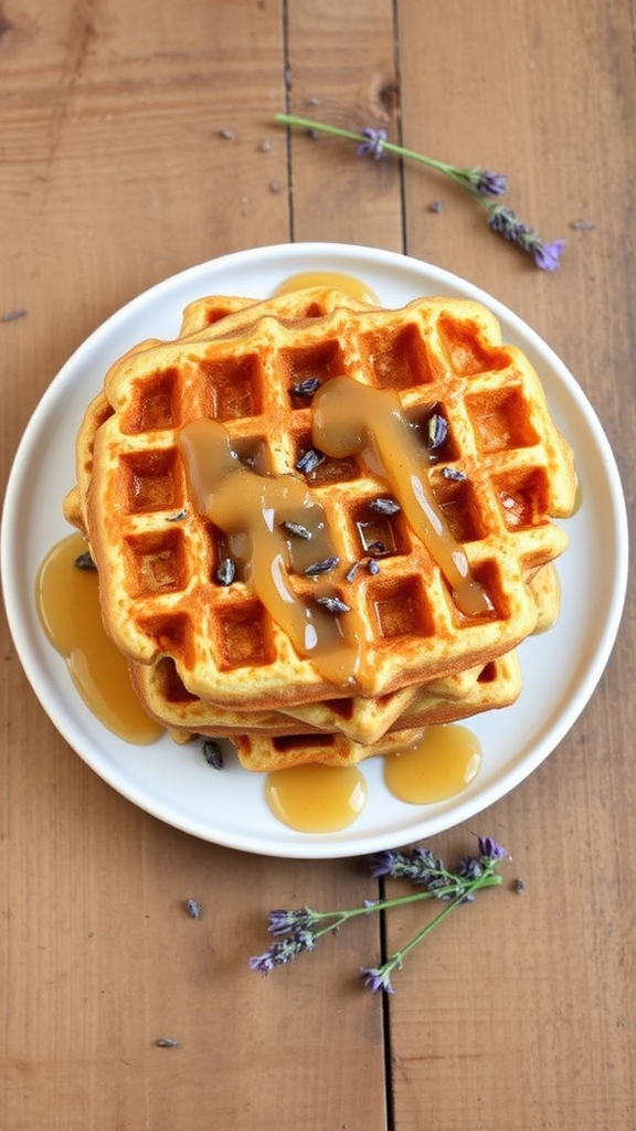 earl grey lavender waffles