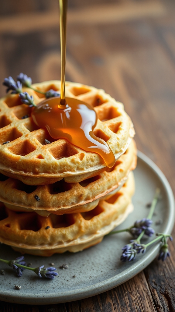 earl grey lavender waffles