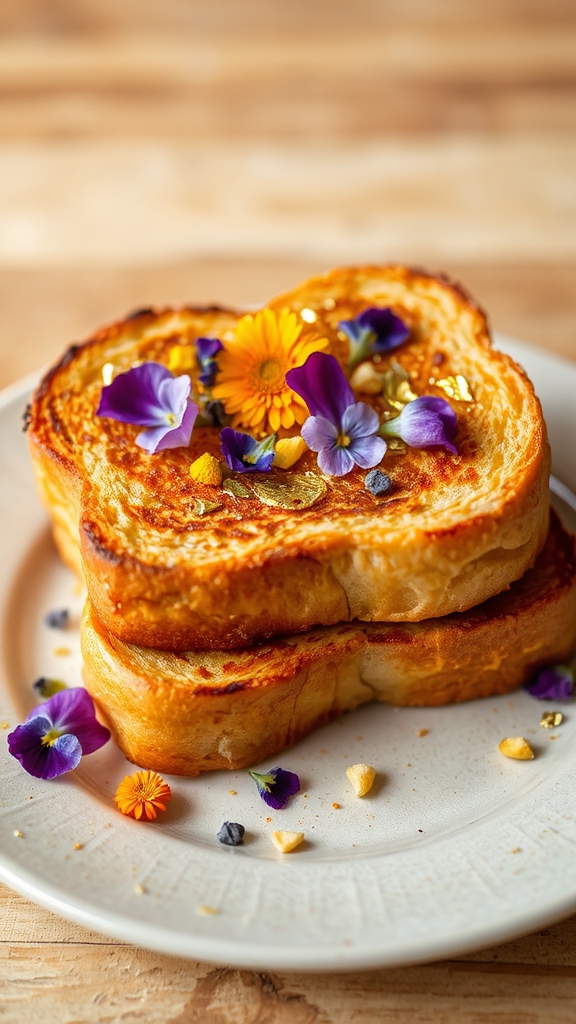 edible gold french toast