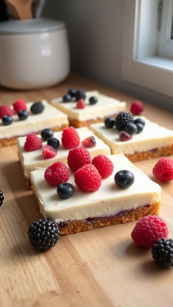 elegant berry garnishes enhance