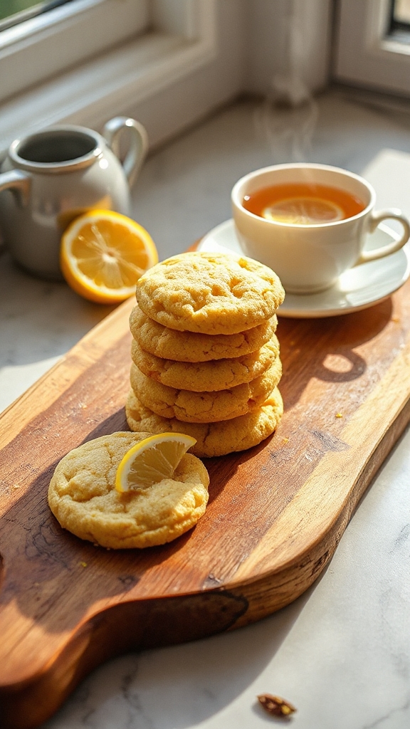 elegant lemon tea pairing