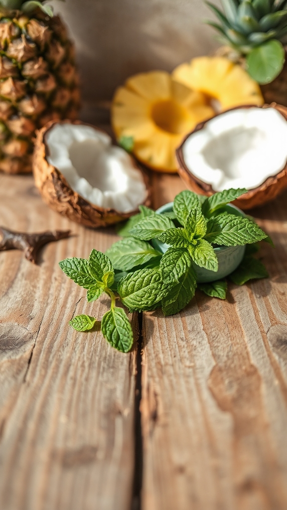 elevate sorbet with herbs