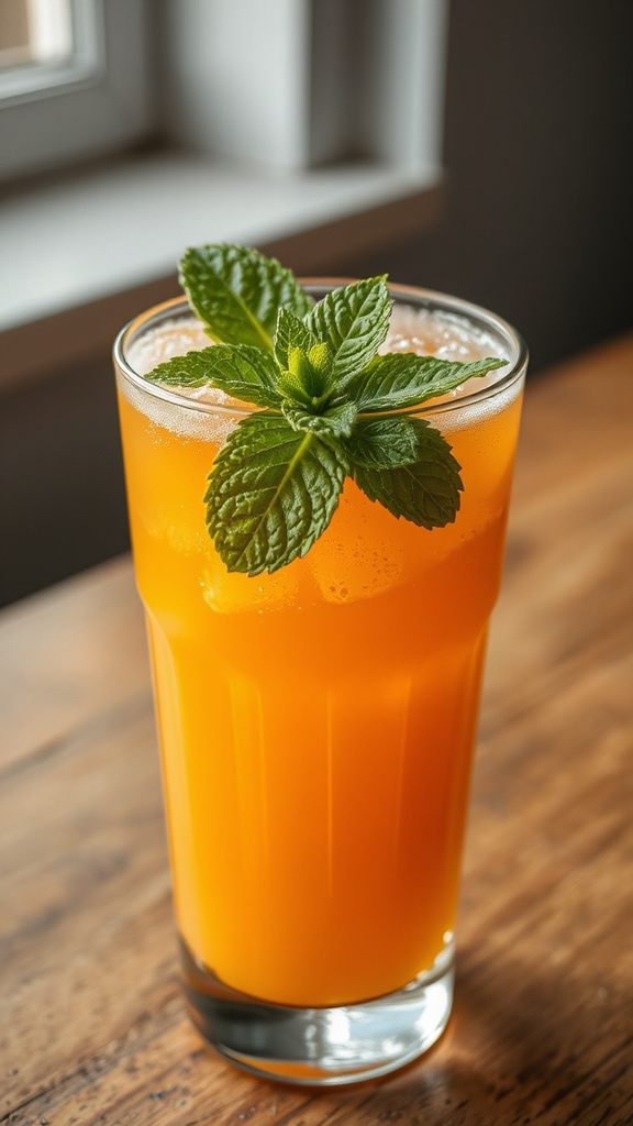 elevate with mint garnish