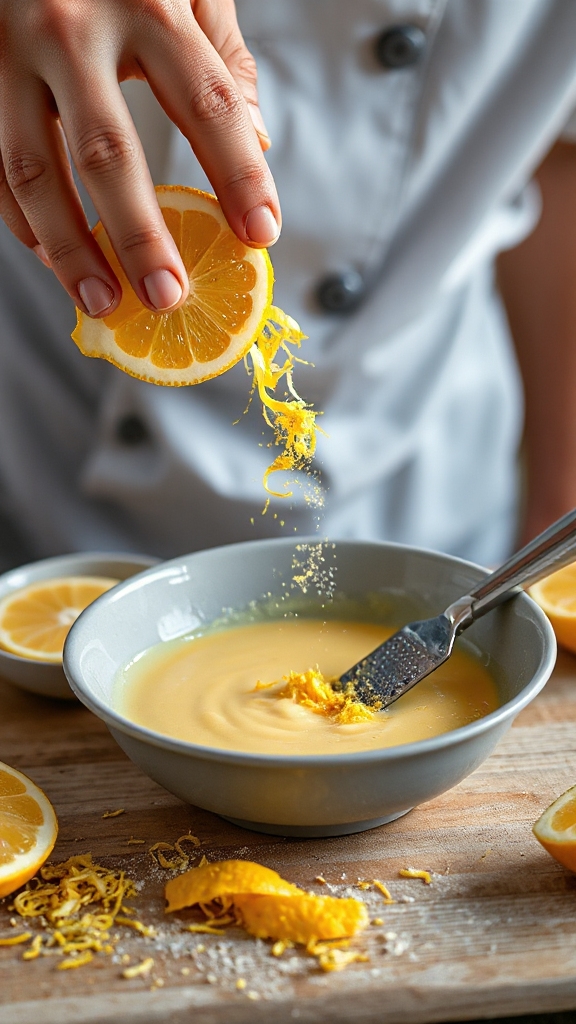 enhance pie with zest