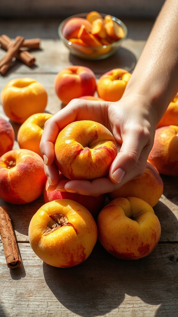 ensure ideal peach ripeness