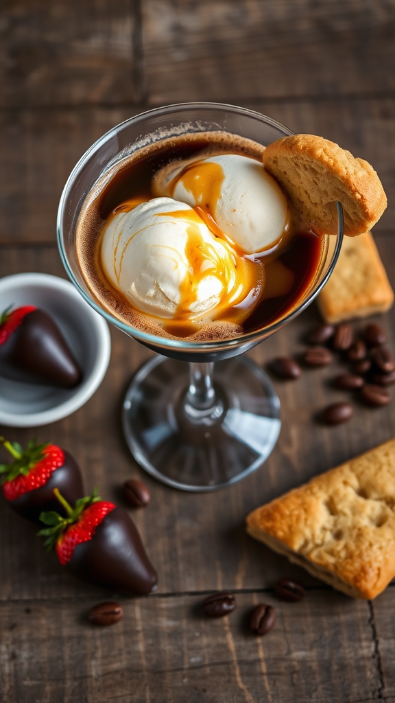 espresso martini ice cream delight